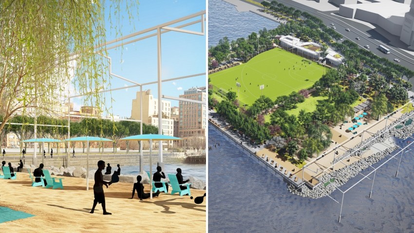 Hudson River Park Beach - courtesy of the Hudson River Park Trust
