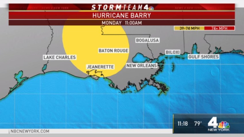 Live Tropical Storm Barry Tracker See Latest Path Live Cams And More Nbc New York 0650