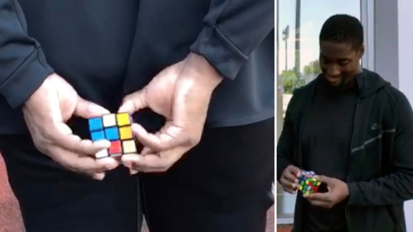 Jets Calvin Anderson Rubiks Cube