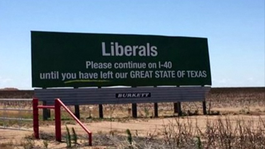 Liberal billboard - MADISON OWENS/CR 704-733-6149 NC - taken by viewer ugc