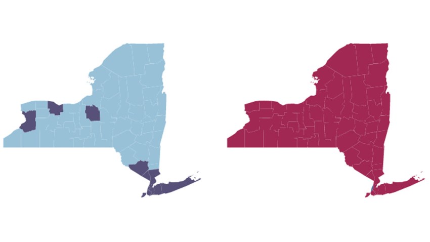 Election Maps See How Your County Voted Nbc New York