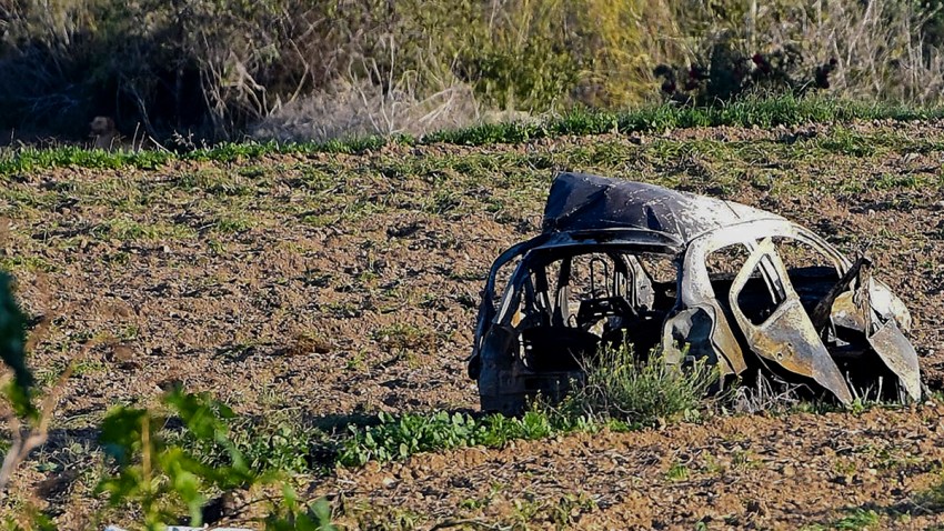 APTOPIX Malta Journalist Killed