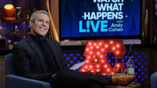 Host Andy Cohen on "Watch What Happens Live"