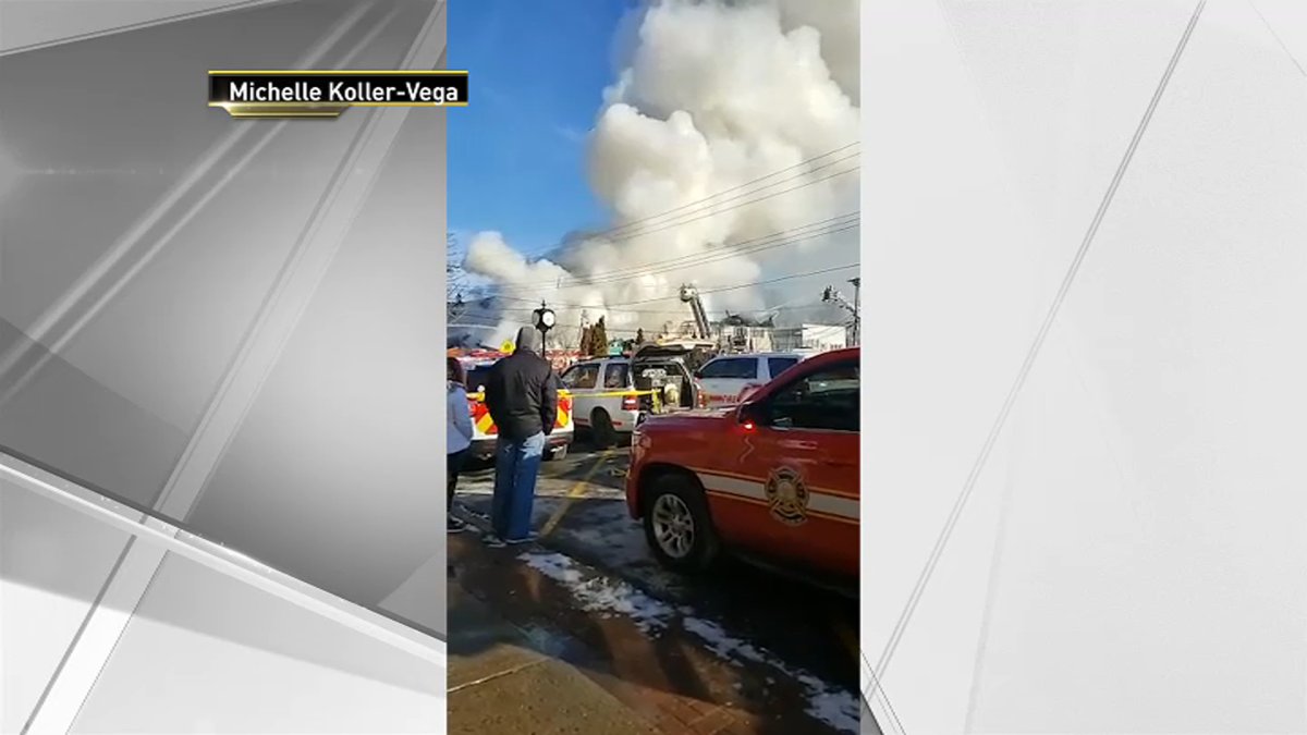 Fire Tears Through NJ Commercial Building; No Injuries – NBC New York