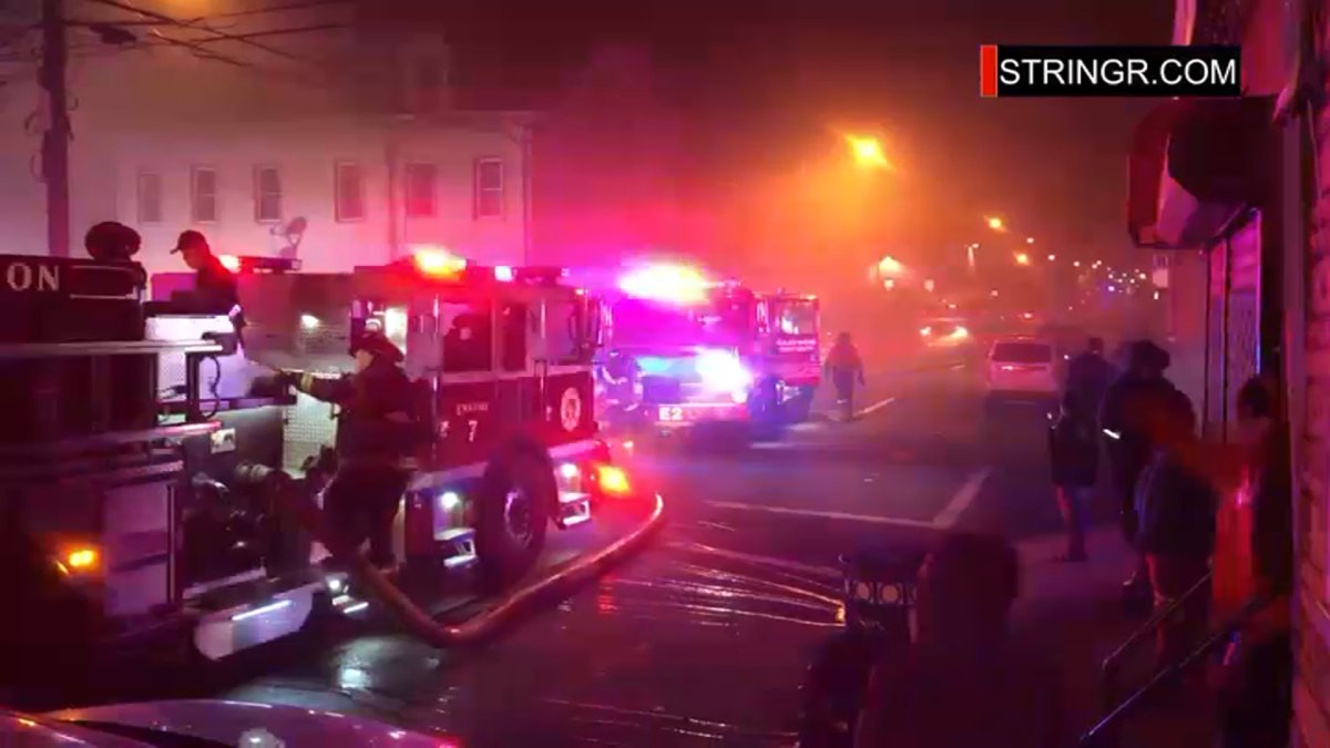Multiple Houses Burn in Raging NJ Blaze Saturday Night Displacing 59 NBC New York