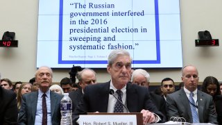 Former Special Counsel Robert Mueller testifies before a House Judiciary Committee hearing about his report on Russian interference in the 2016 presidential election in the Rayburn House Office Building, July 24, 2019, in Washington.