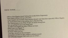 Racist Letter Bridgeport PD