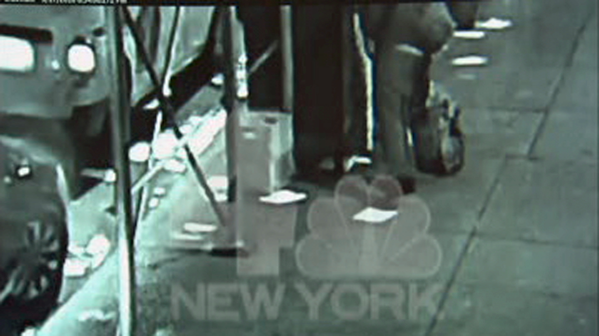 Exclusive Bombing Suspect Leaves Alleged Suitcase Bomb on NYC Street