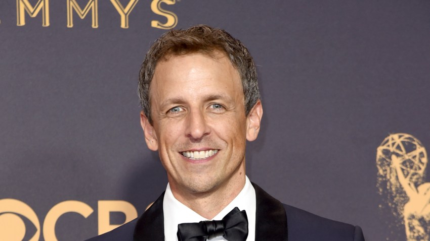 Seth Meyer's 2017 Emmy's Arrival