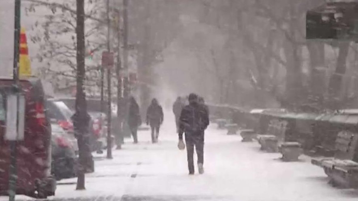 How much snow are we getting today nbc new york