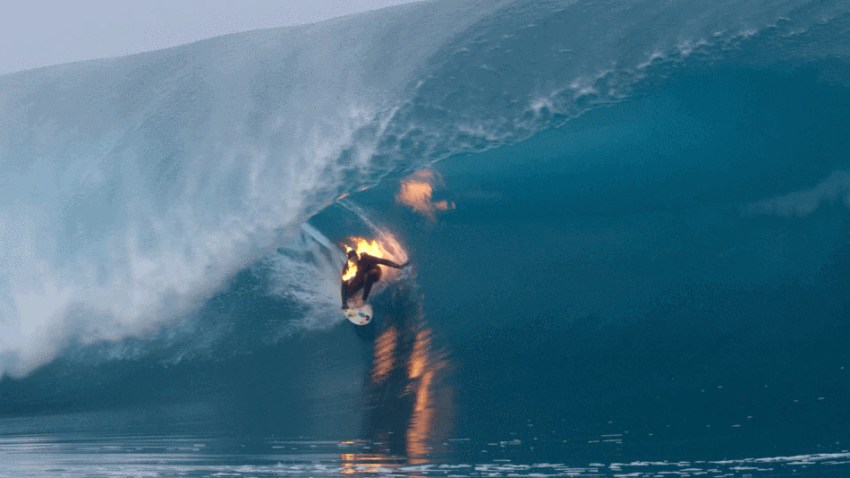 Surfer Of Fire