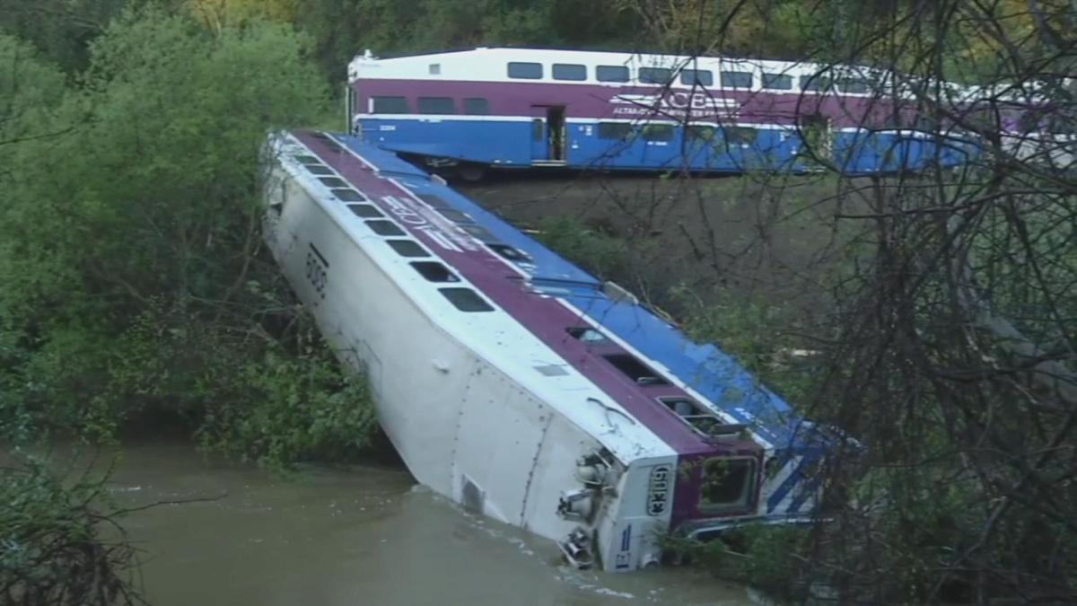 Union Pacific Mudslide Caused Altamont Corridor Express Train to
