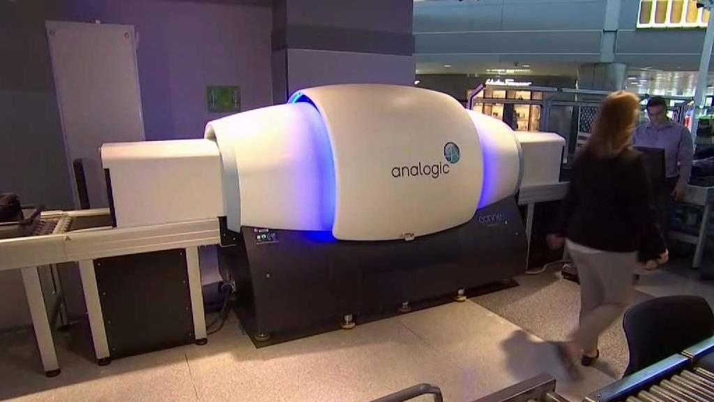 TSA Testing New Baggage Scanner at JFK NBC New York