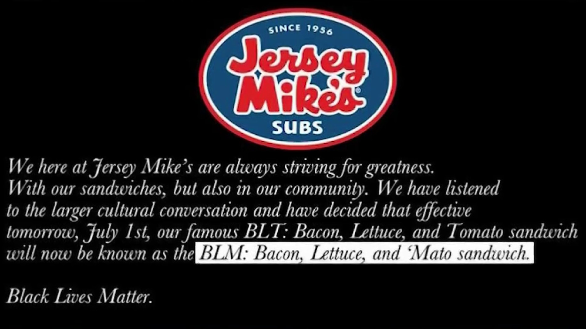 jersey mike blm