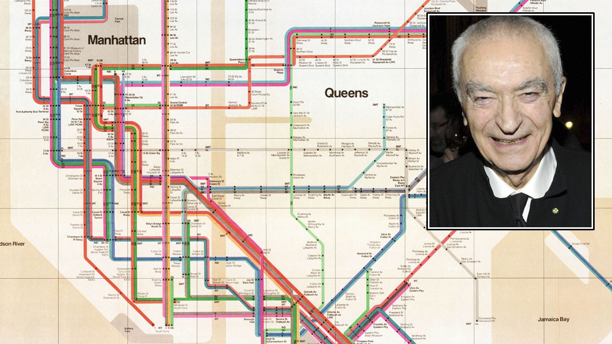 Massimo Vignelli, Subway Map Designer, Dies At 83 – NBC New York