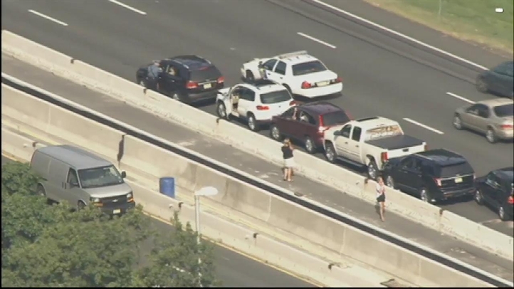 13 Car Crash Slows Traffic On Garden State Parkway Nbc New York