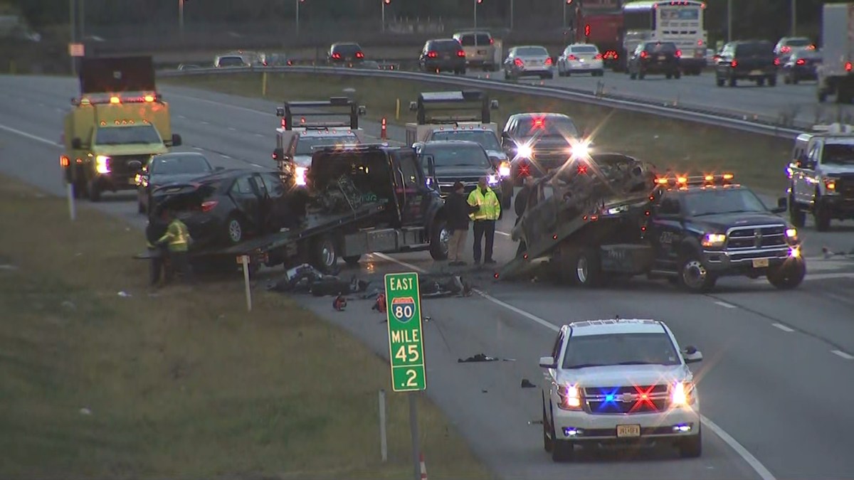 Triple Fatal New Jersey Highway Wreck Leaves Wake of Destruction