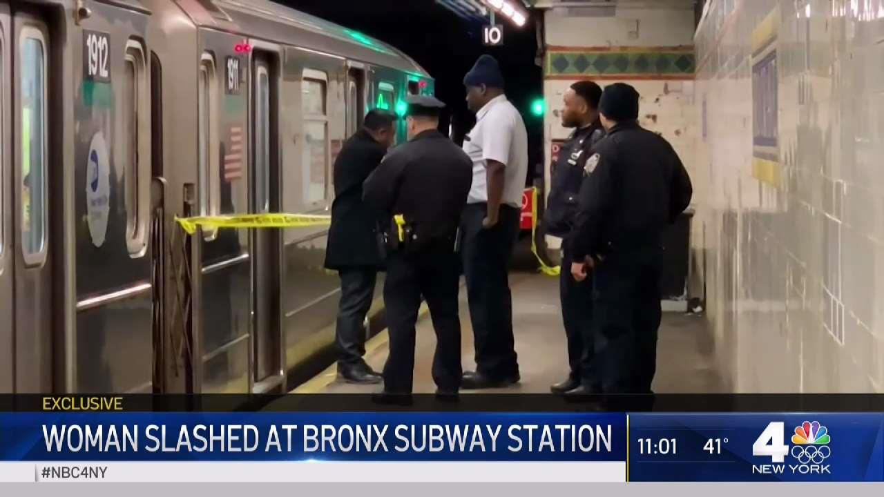 Woman Slashed At Bronx Subway Station – NBC New York