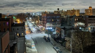 FIle photo of near-empty streets in Brooklyn, New York