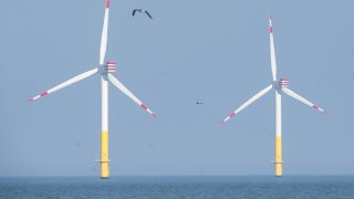 File photo of an offshore wind farm.