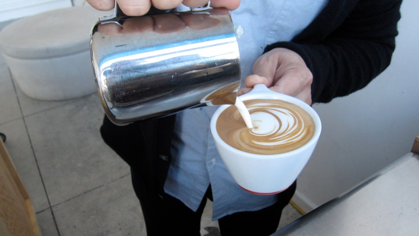 Yeekai Lim Pouring Cappuccino