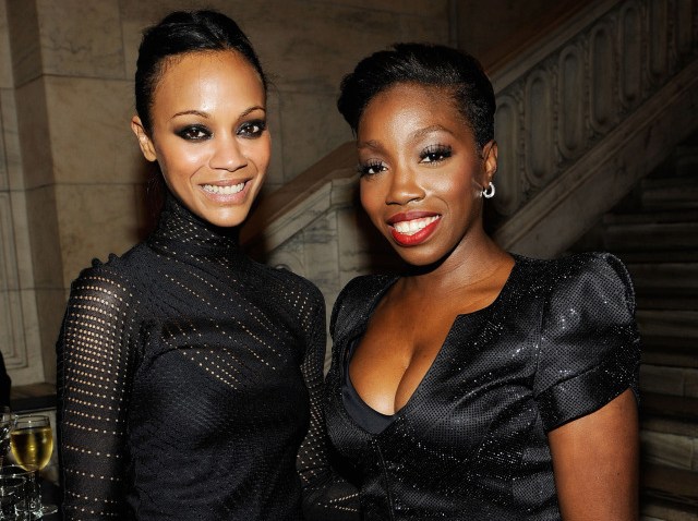 Zoe Saldana and Estelle-640