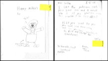adam lanza docs mothers day card and santa letter