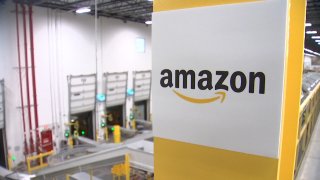 photos inside an amazon facility