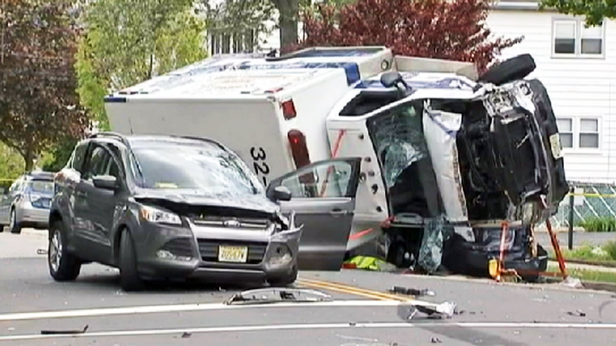 Several Injured in New Jersey Ambulance Crash NBC New York