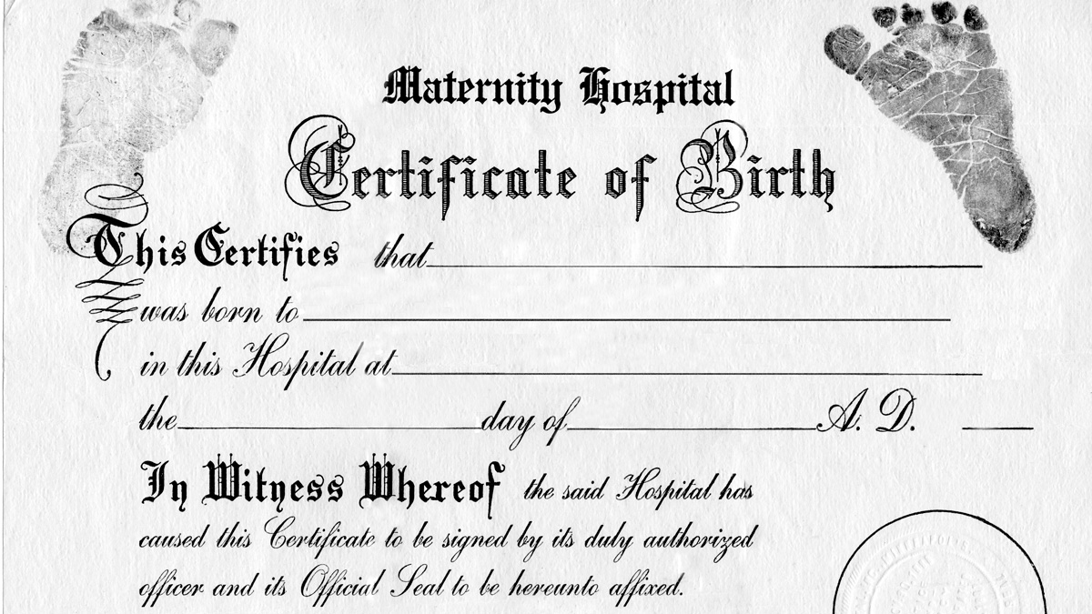 new birth certificate