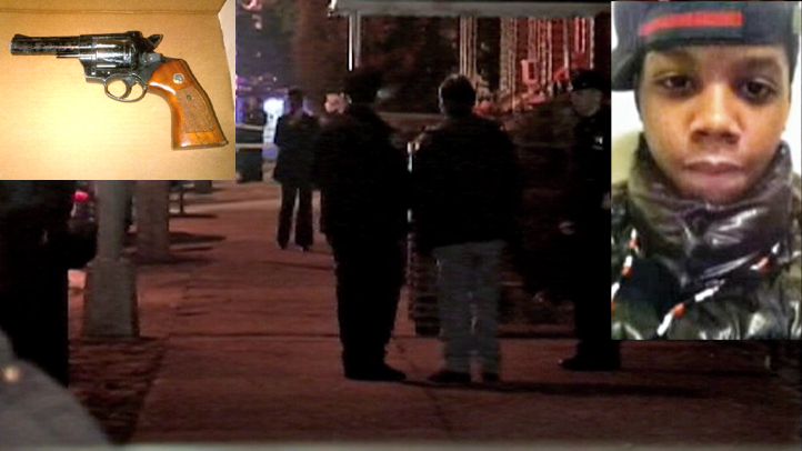 bk police shooting with kid inset