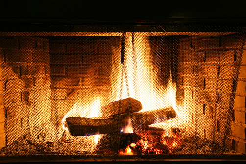 Black Mountain Bar Brooklyn Fireplace