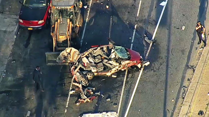 car demolished