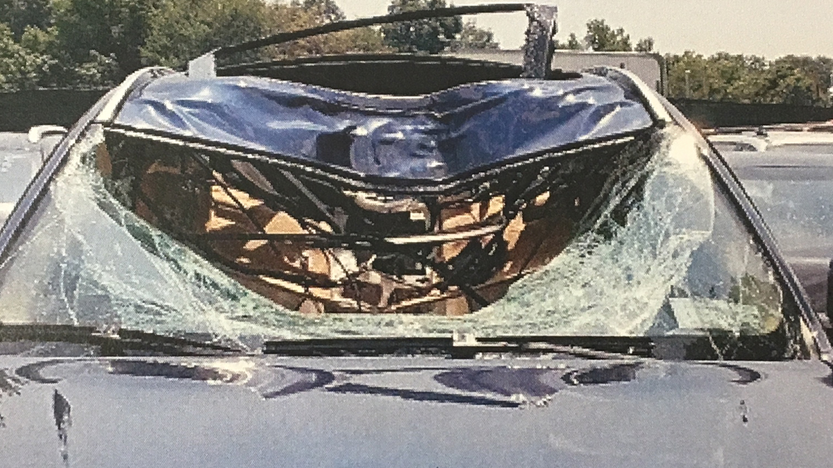 Flying Tire Smashes Moving Car on NY Highway, Hurting Mom and Daughter