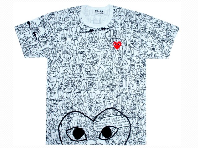 comme des garcons groening binky sheba play