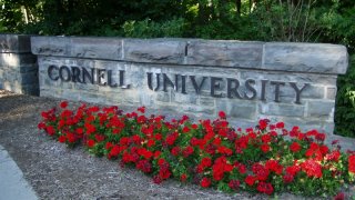 cornell university sign