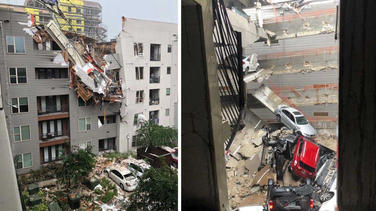 1 Killed, 5 Hurt When Crane Collapses on Dallas Apartments NBC New York