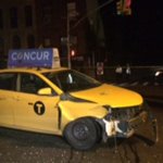 damaged taxi