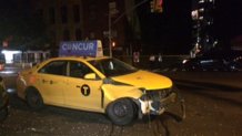 damaged taxi