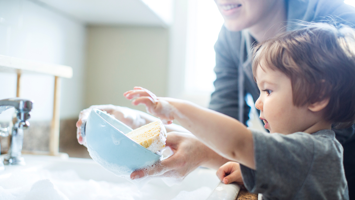 Hand Washing Dishes Could Prevent Allergies in Children, Study Finds