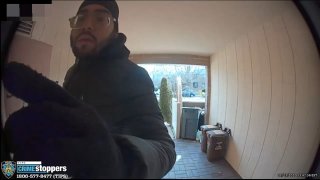 Alleged scammer caught on camera