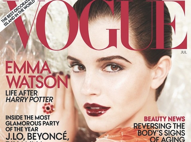 emma watson vogue cover july 2011