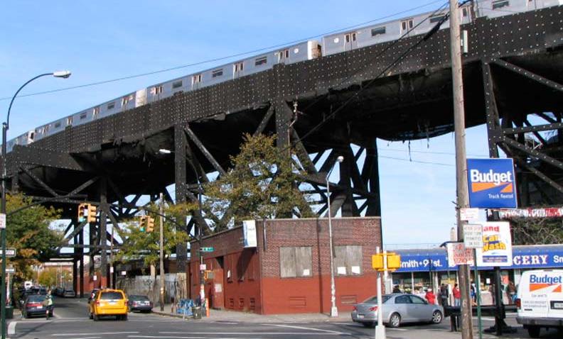 f train overground smith street, brooklyn