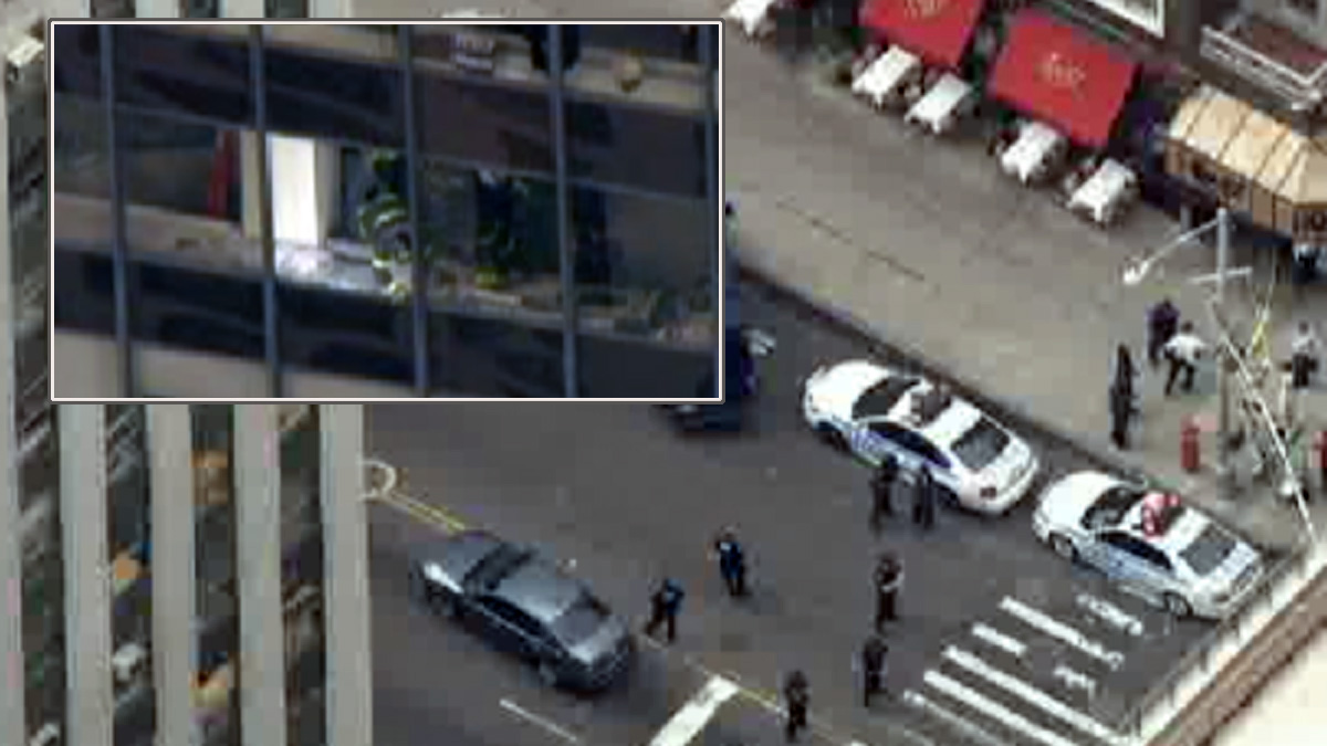 Glass Falls From High-Rise Building in Midtown, 4 Hurt: Officials – NBC ...