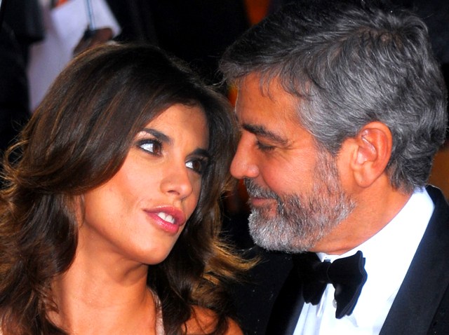 George Clooney and Elisabetta Canalis