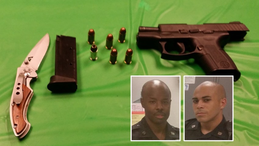 gun subway stop arrest