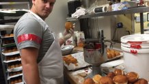 hanukkah doughnuts with maker