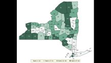 NY counties by health