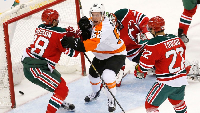 Flyers Devils Hockey