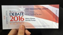 hofstra university debate ticket 2016